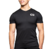 PERFORMANCE V-NECK TEE BLACK